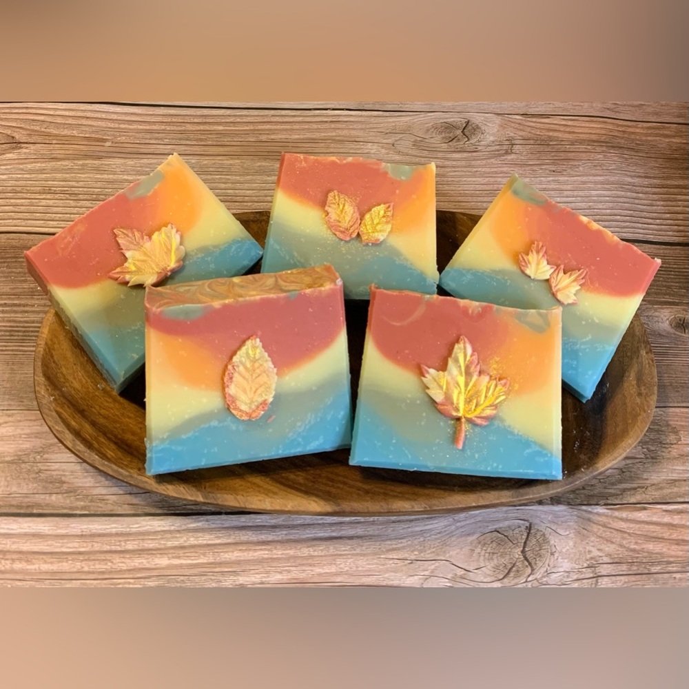 Hand Crafted Artisan Soap in Rich Colors Perfect for Thanksgiving and Beyond - Picture 9 of 9